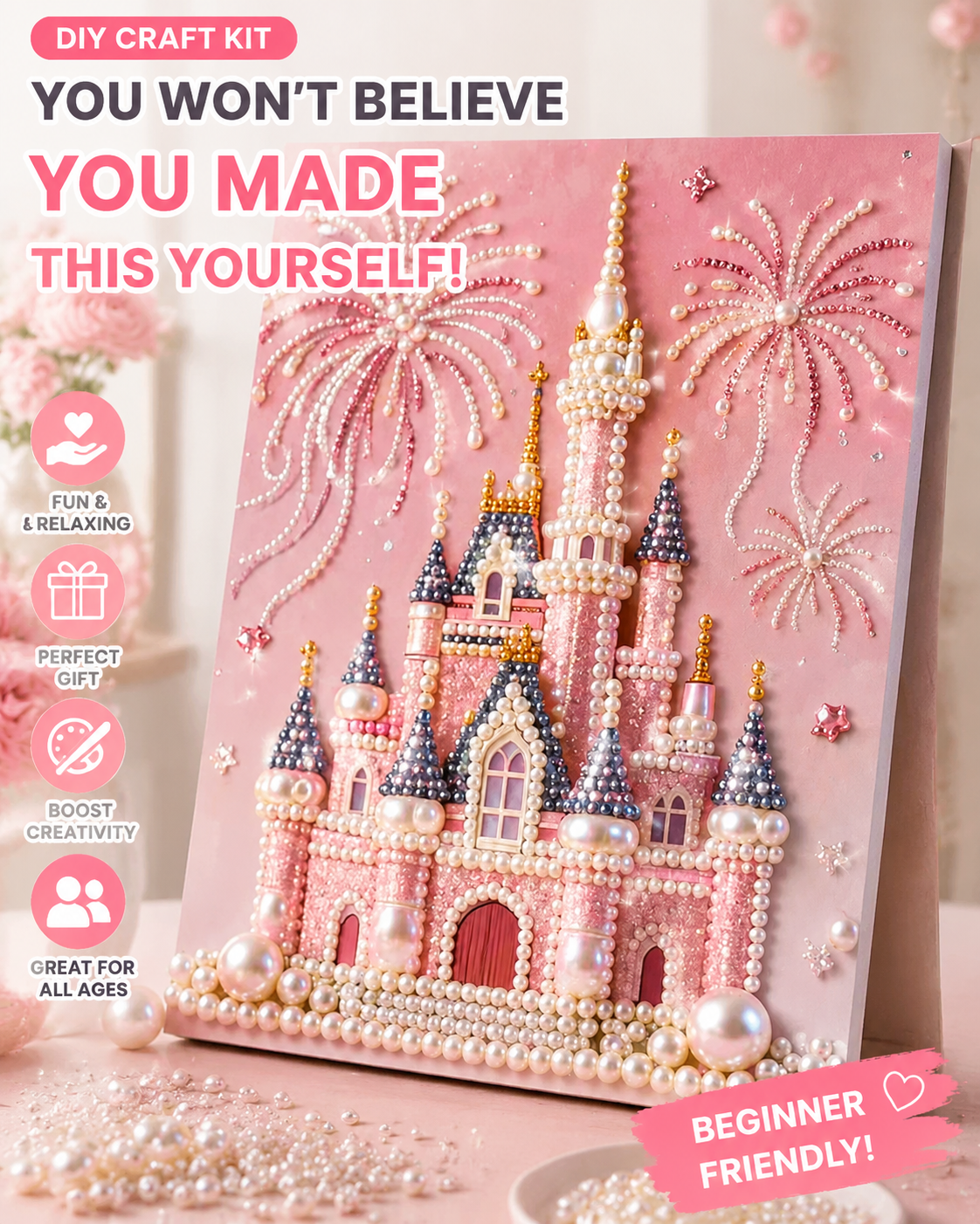 🎨 DIY Craft Kit for Beginners – Fun Handmade Creative Activity Set for Kids & Adults