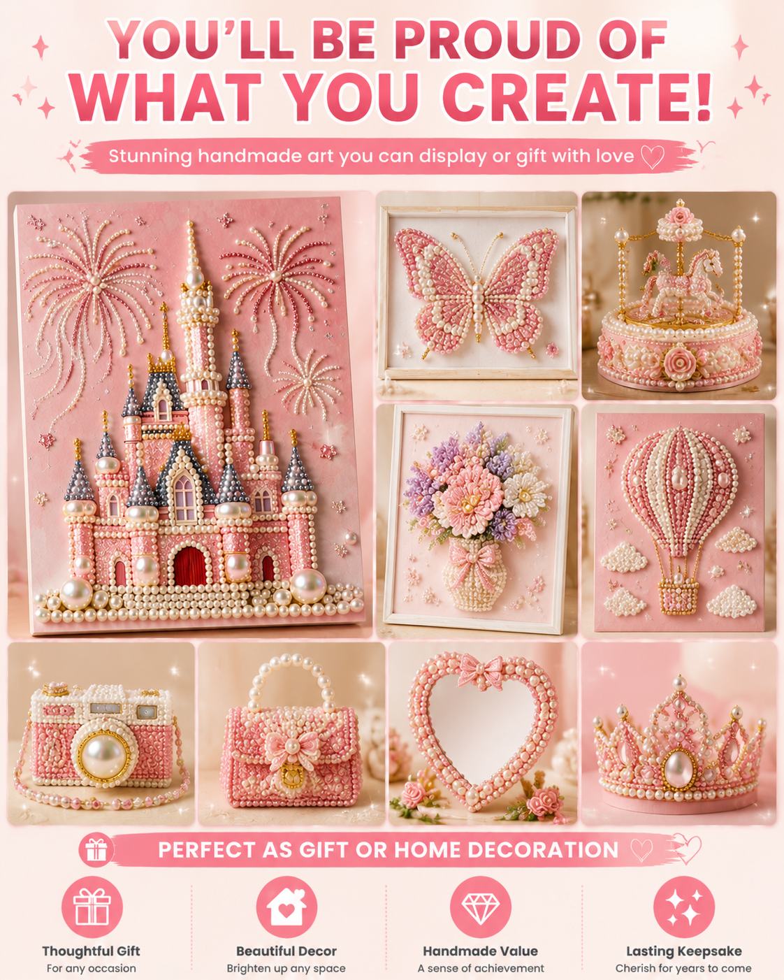 🎨 DIY Craft Kit for Beginners – Fun Handmade Creative Activity Set for Kids & Adults