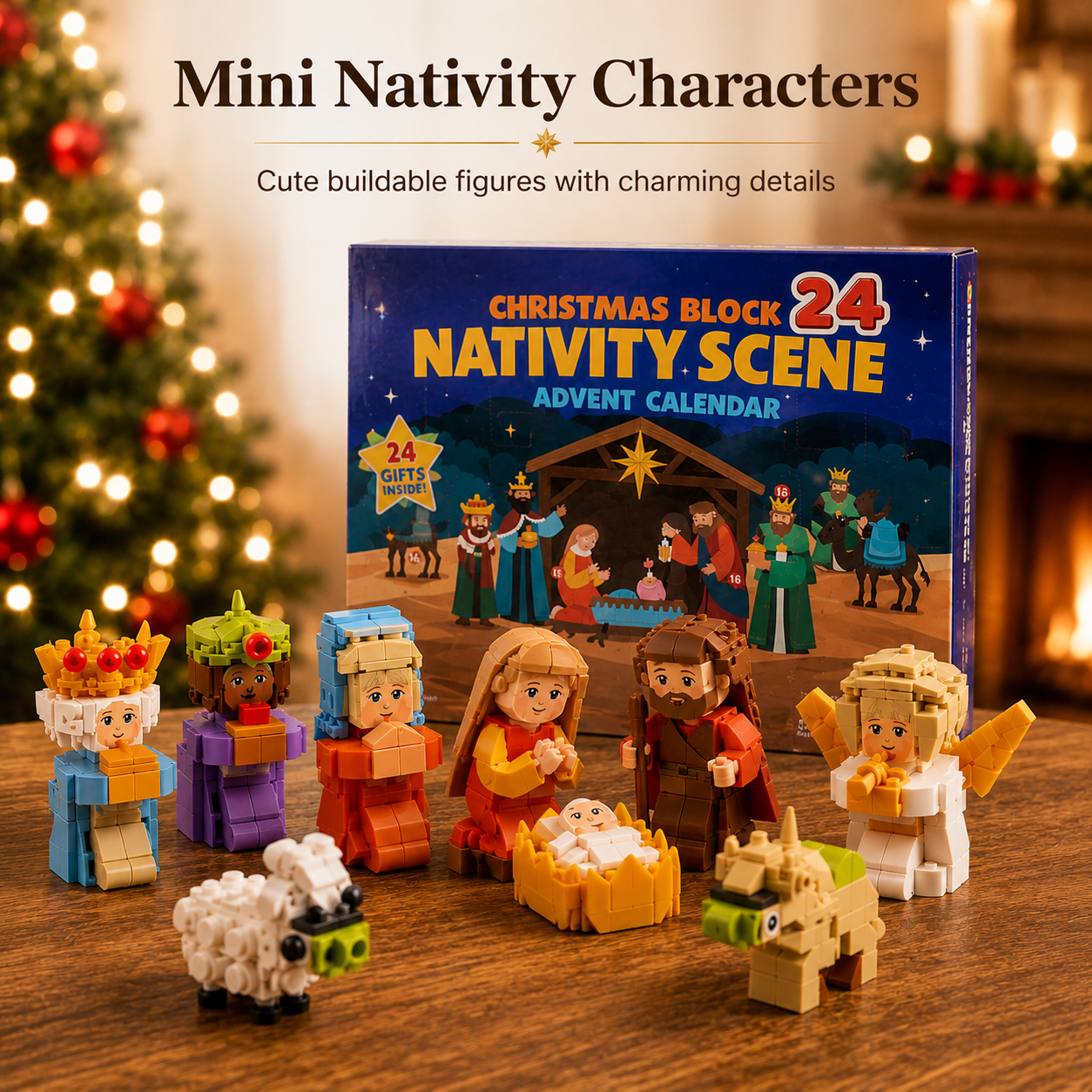 🎄24-Day Christmas Building Block Advent Calendar🎅