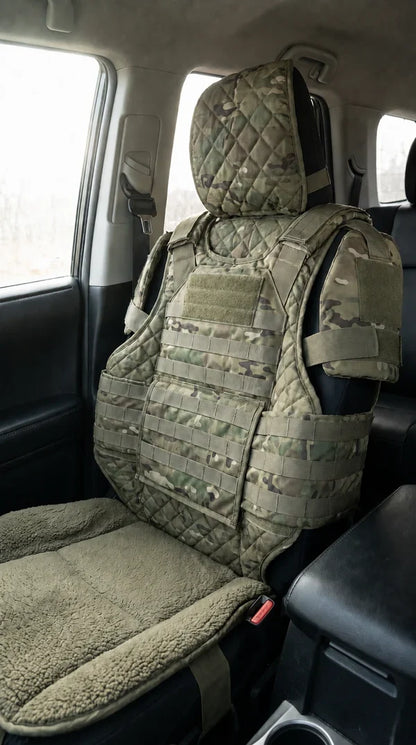 Rugged Truck Seat Cover -Tactical Storage, Seat Protection & All-Day Comfort