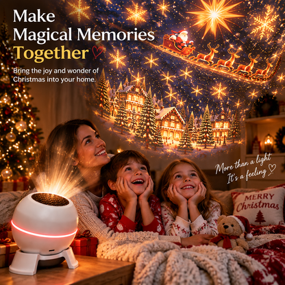 🎅 Turn Any Room Into a Christmas Wonderland – Holiday Projection Night Light