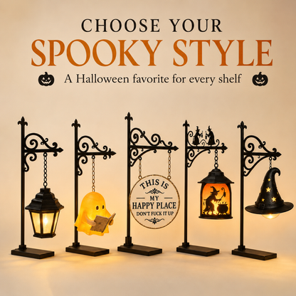🎃 Halloween Limited Edition – Cordless Spooky Bookshelf Lamp 👻