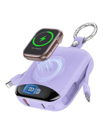 RORRY 10000mAh Portable Charger for Apple Watch & iPhone
