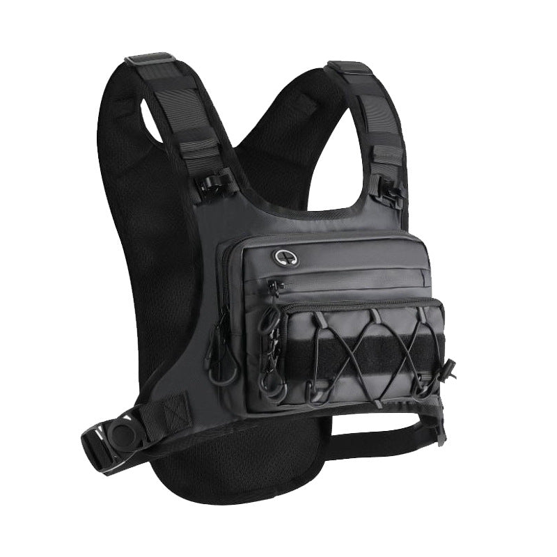 New tactical chest pack, multi-functional off-road motorcycle bag, travel portable hiking bag, riding backpack