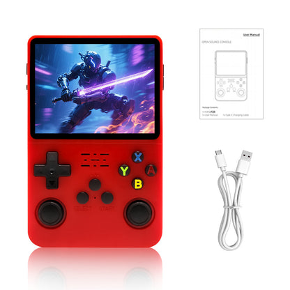 R36S Retro Video Handheld Game Console Linux System 3.5 in IPS Screen Built in 3000mAH Battery,Preinstalled Gamess for Christmas, Thanksgiving, Holiday Gift
