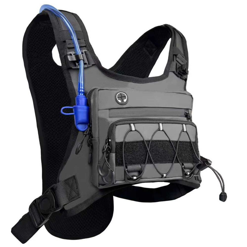 New tactical chest pack, multi-functional off-road motorcycle bag, travel portable hiking bag, riding backpack