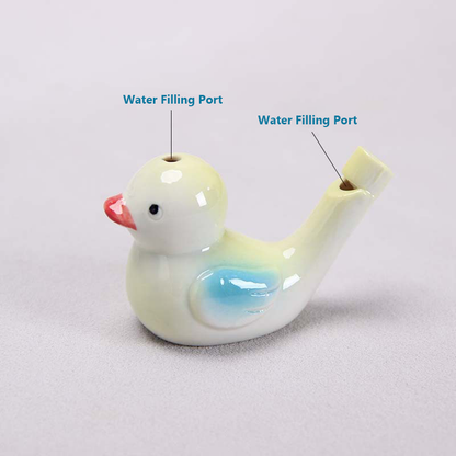 🐦 Ceramic Water Bird Whistle – Handcrafted, Realistic Chirping, Add Water to Sing (3PCS Set)