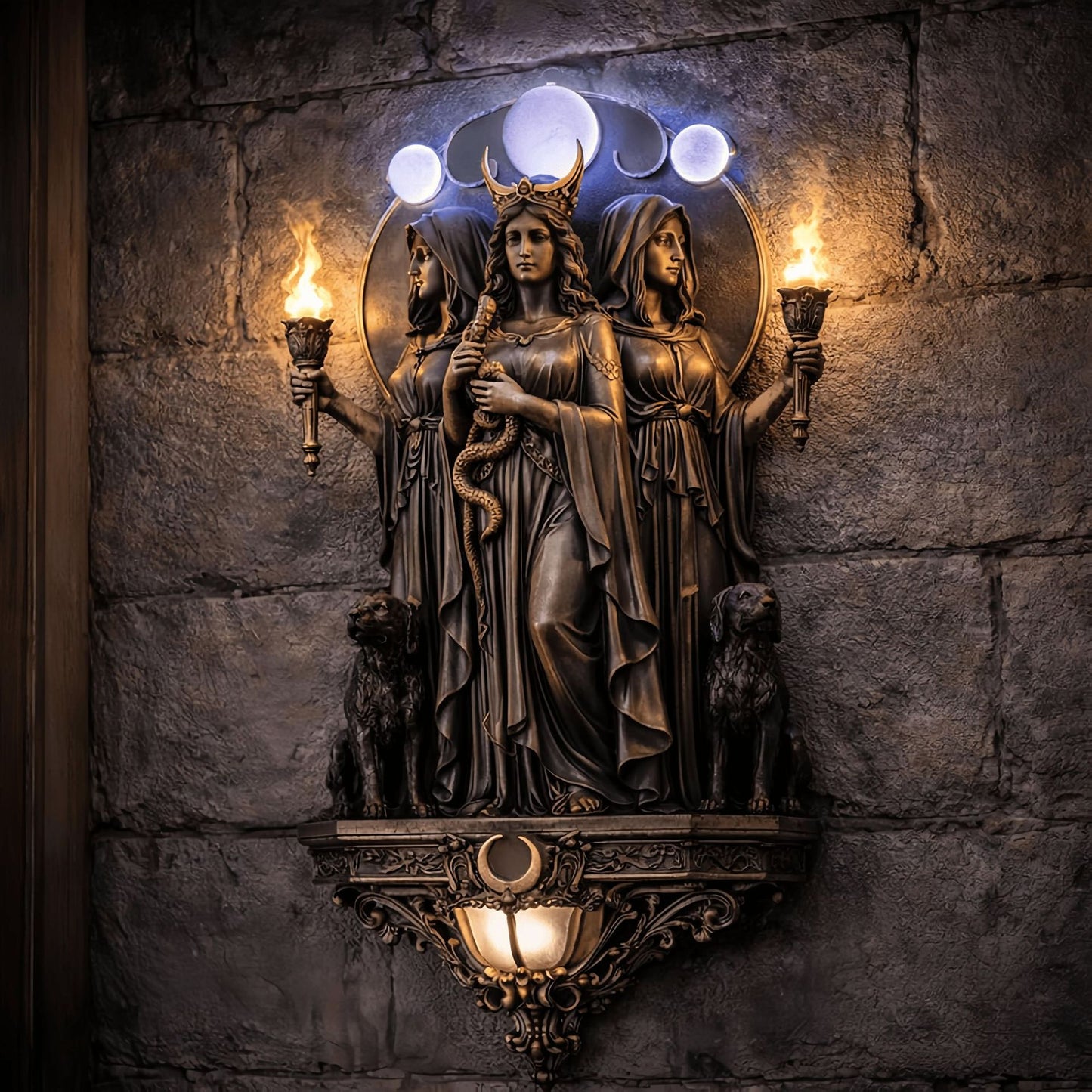 🕊️St. Michael Guardian Angel Wall Light✨
