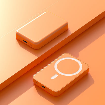 5000mAh Magnetic Power Bank for iPhone 12-17 Series with MagSafe