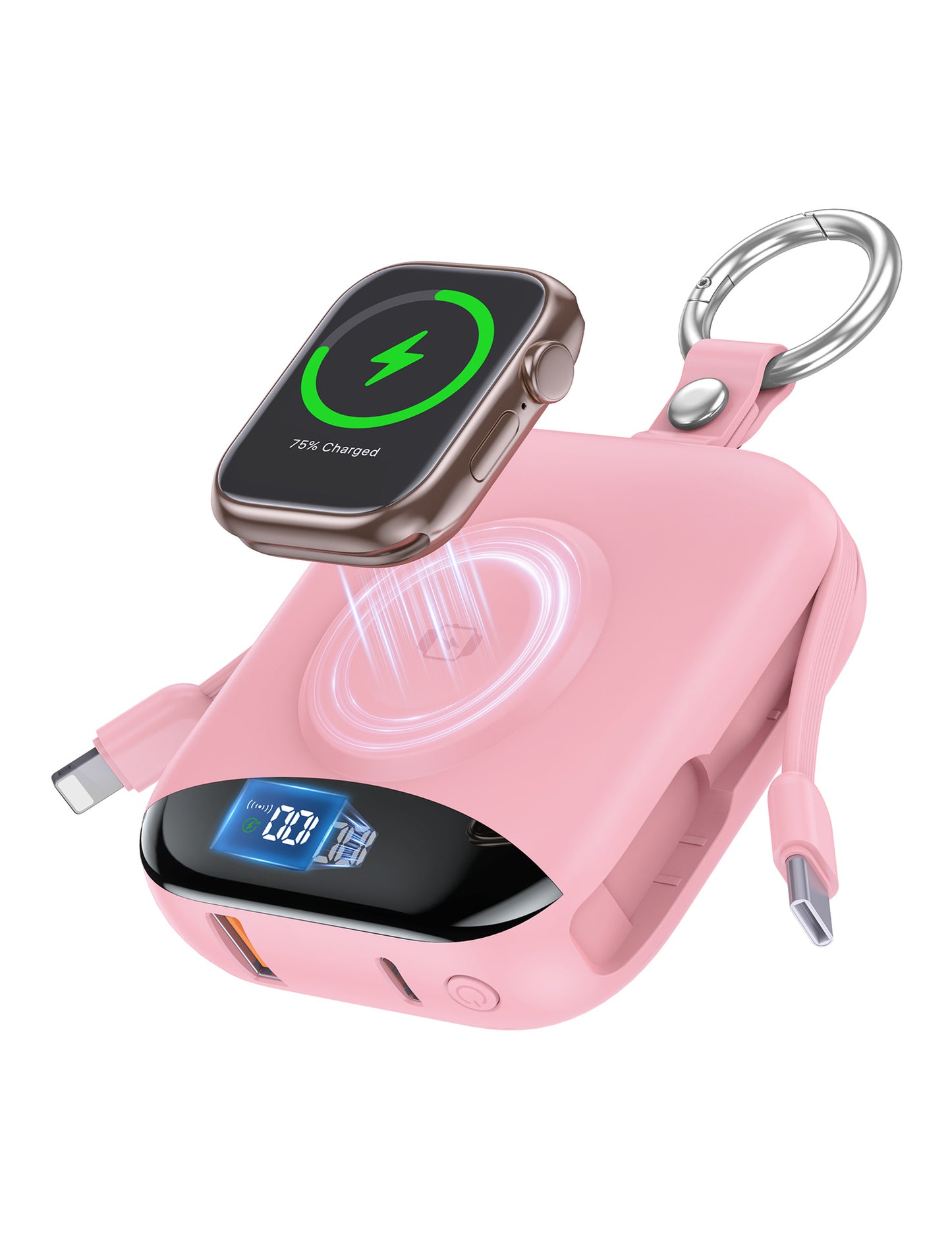 RORRY 10000mAh Portable Charger for Apple Watch & iPhone