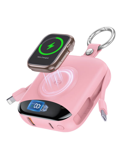 RORRY 10000mAh Portable Charger for Apple Watch & iPhone