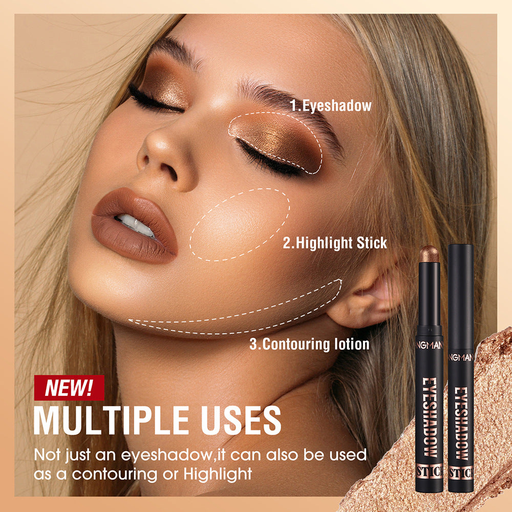 🎨 8-Color Eyeshadow Stick Set – Waterproof, Long-Lasting, Matte & Shimmer, Compact Kit