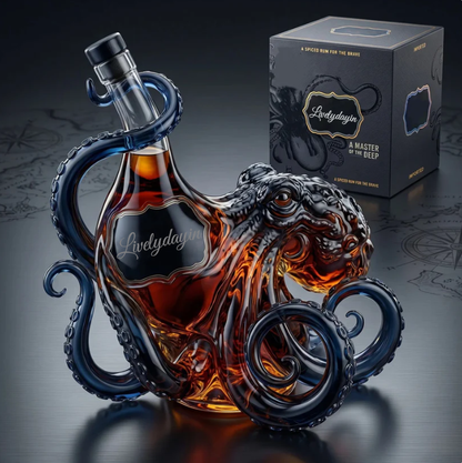 🎁 Father’s Day 50% OFF –  Octopus-style whisky bottle, classic collector's edition 🐙🥃