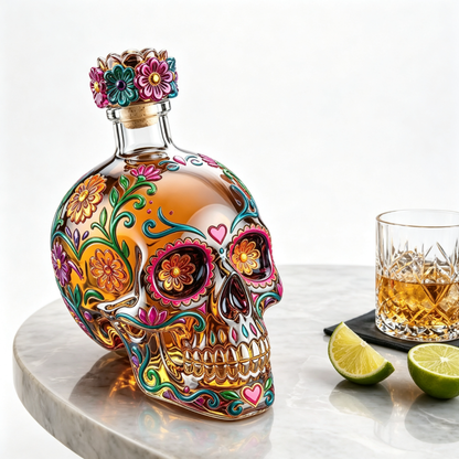 💯HOT SALE-Day of the Dead Limited Edition Tequila Bottle