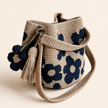Handmade Flower Crochet Bag