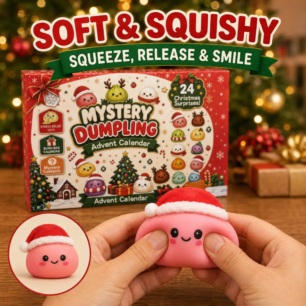 🎄 24-Day Mini Squishies Advent Calendar