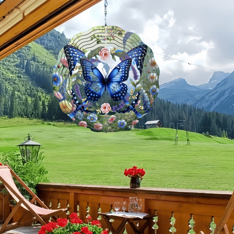 🏠Lucky Mandala Windmill – 3D Kinetic Art, Indoor/Outdoor, Stainless Steel