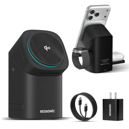 YWZ 3 in 1 Wireless Charger Fast Charging for iPhone