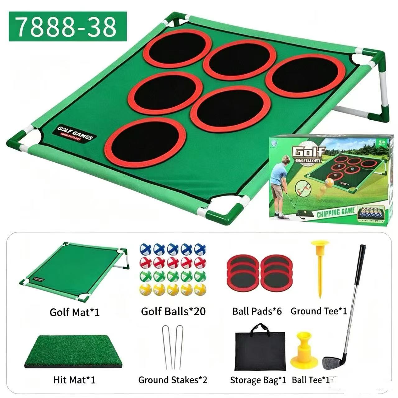 Golf Pong Game Set | Indoor & Outdoor Golf Beer Pong