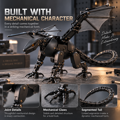 🥚🐉 DragonMorph – Egg to Dragon Transforming Mechanical Toy