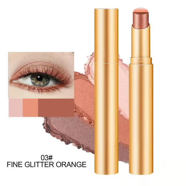 3-Color Eyeshadow Stick – Creamy, Blendable, Long-Lasting, On-the-Go