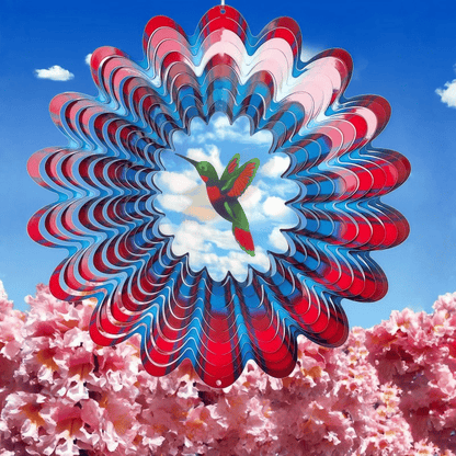 🏠Lucky Mandala Windmill – 3D Kinetic Art, Indoor/Outdoor, Stainless Steel
