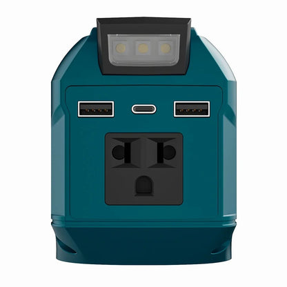 🎁Last Day 50% OFF🔋250W Portable Power Inverter – Turn 18V–21V Tool Batteries Into 220V AC Power