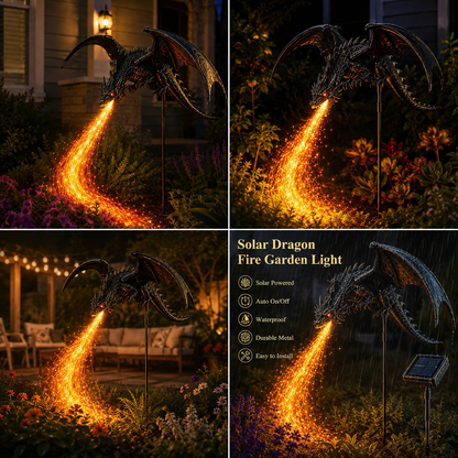 ☀️🐉Solar Dragon Fire Garden Light