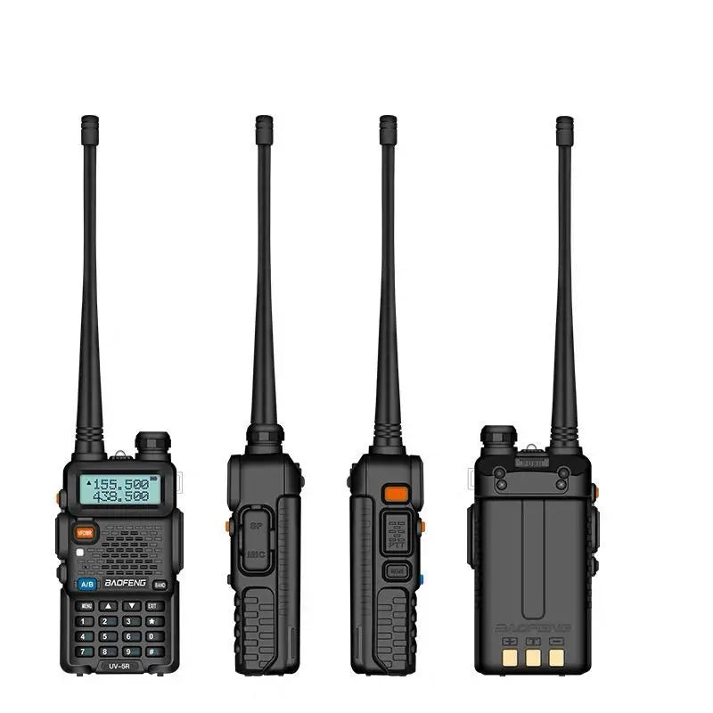 BAOFENG BF-F8HP (UV-5R 3rd Gen) 8-Watt Dual Band Two-Way Radio (136-174MHz VHF & 400-520MHz UHF) Includes Full Kit with Large Battery