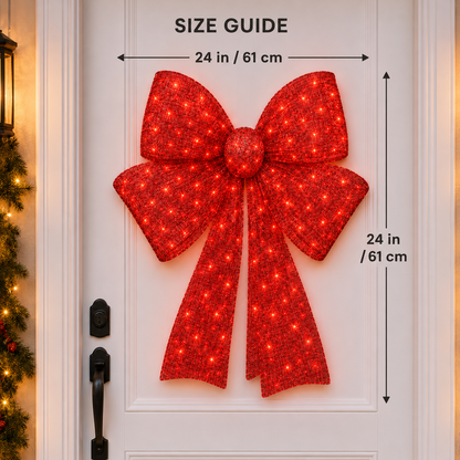 🔥 Limited-Time OFF 55%🎁✨🎄 48-Inch Lighted Christmas Bow 🎀