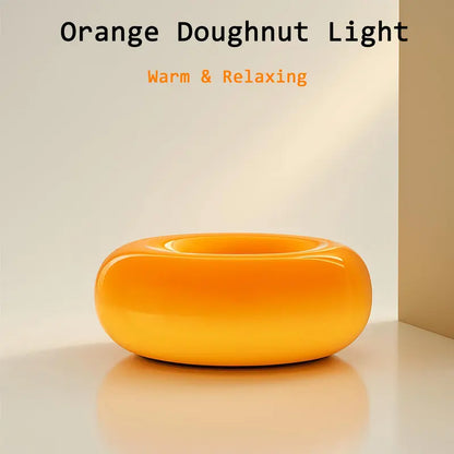 🍩Aesthetic Doughnut LED Night Lamp – Easter Decor 2026-Cozy Ambient Light, Touch Control,Warm Color