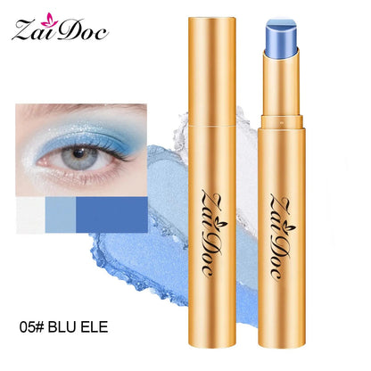 🎨 3-Color Eyeshadow Stick – Creamy, Blendable, Long-Lasting, On-the-Go