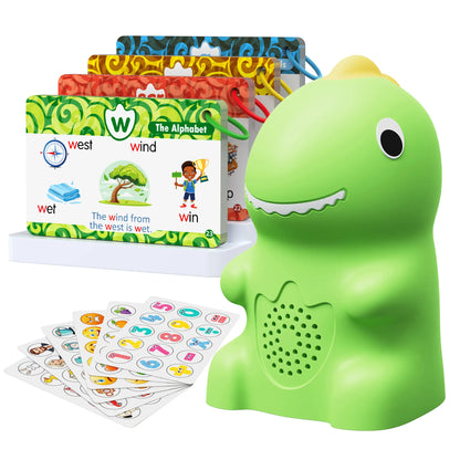 Dinosaur Talking Flash Cards - Montessori Learning Set