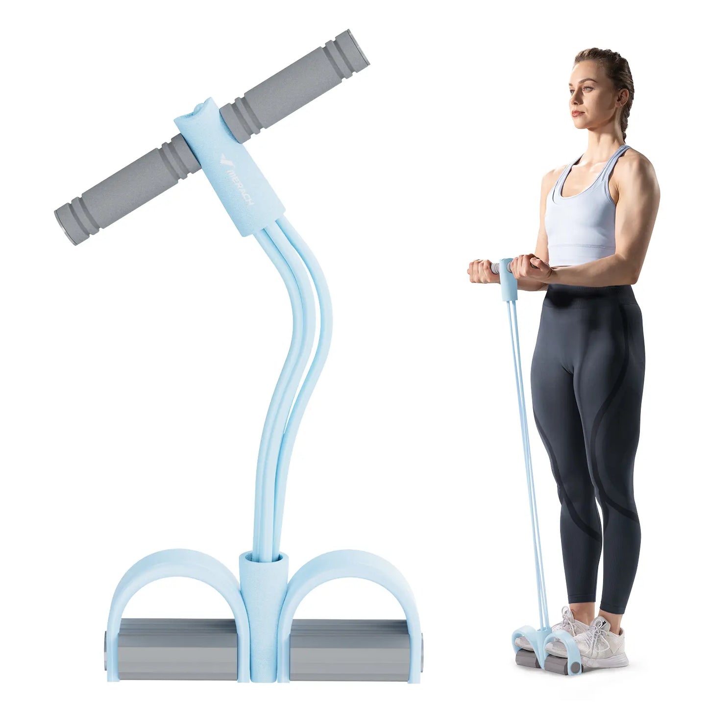 Merach Multifunction Pedal Resistance Band for Home Gym