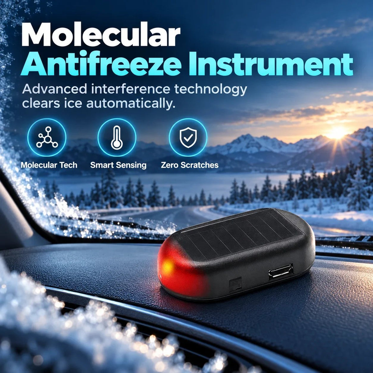 🎁Last Day 50% OFF🔥Electromagnetic Snow Removal & Anti-Freeze Device for Vehicles — Molecular Interference Technology