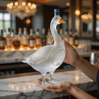 🎁Father's Day Hot Selling🪿GY Goose 30th Anniversary 3D Sculpted Vodka Bottle
