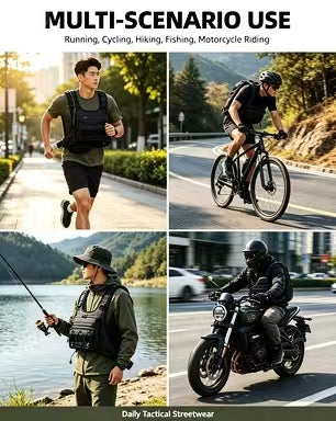 New tactical chest pack, multi-functional off-road motorcycle bag, travel portable hiking bag, riding backpack