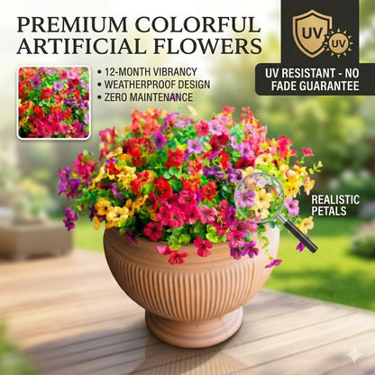 🌸Last Day Sale 50% OFF💐 UV Resistant Colorful Artificial Flower