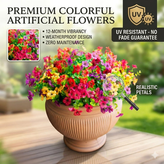 🌸Last Day Sale 50% OFF💐 UV Resistant Colorful Artificial Flower
