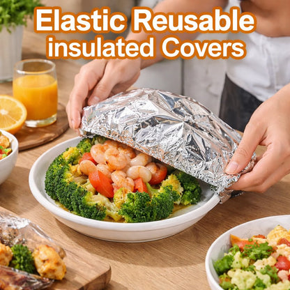 🔥Aluminum Foil Heat Shield Covers – No Plastic 🥘