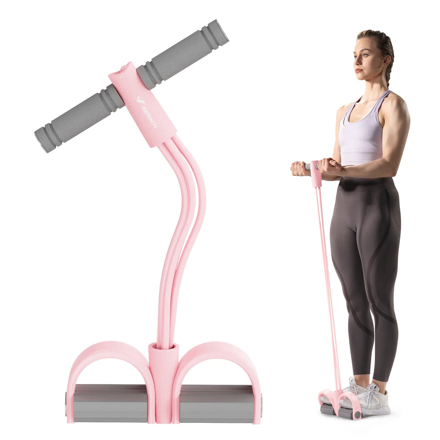 Merach Multifunction Pedal Resistance Band for Home Gym