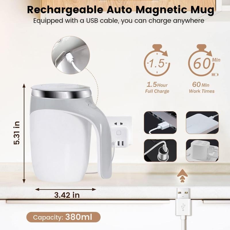 ⚡Automatic Magnetic Stirring Coffee Mug