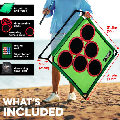 Golf Pong Game Set | Indoor & Outdoor Golf Beer Pong