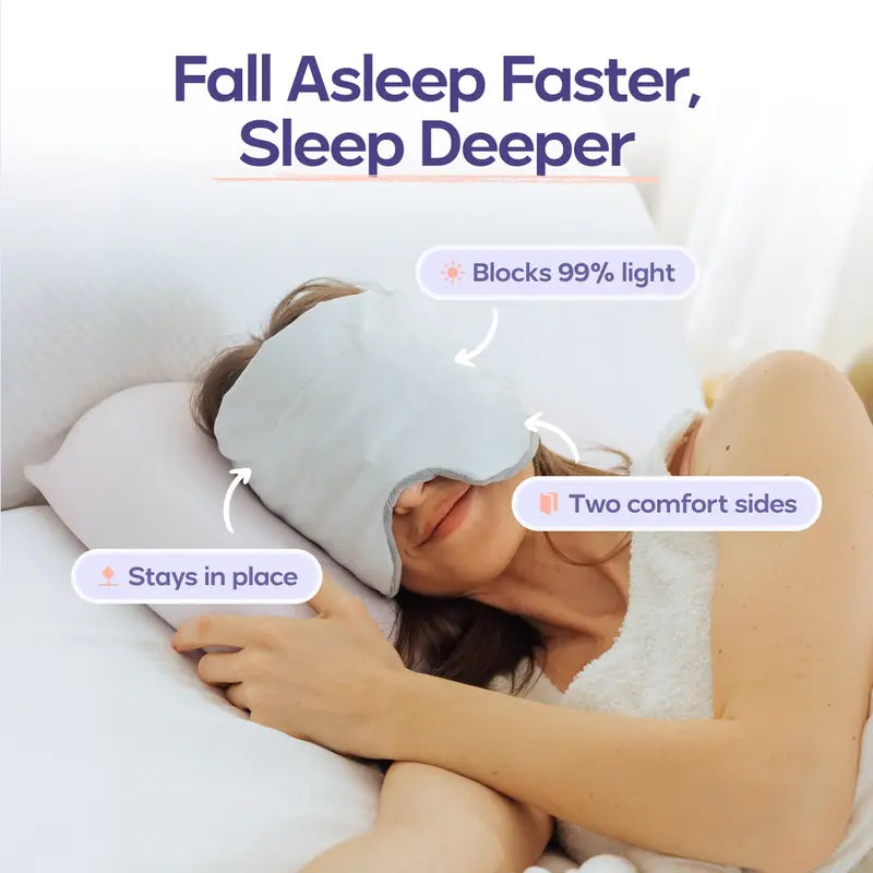 Mellow Sleep | Lights Out Weighted Eye Mask 🫧
