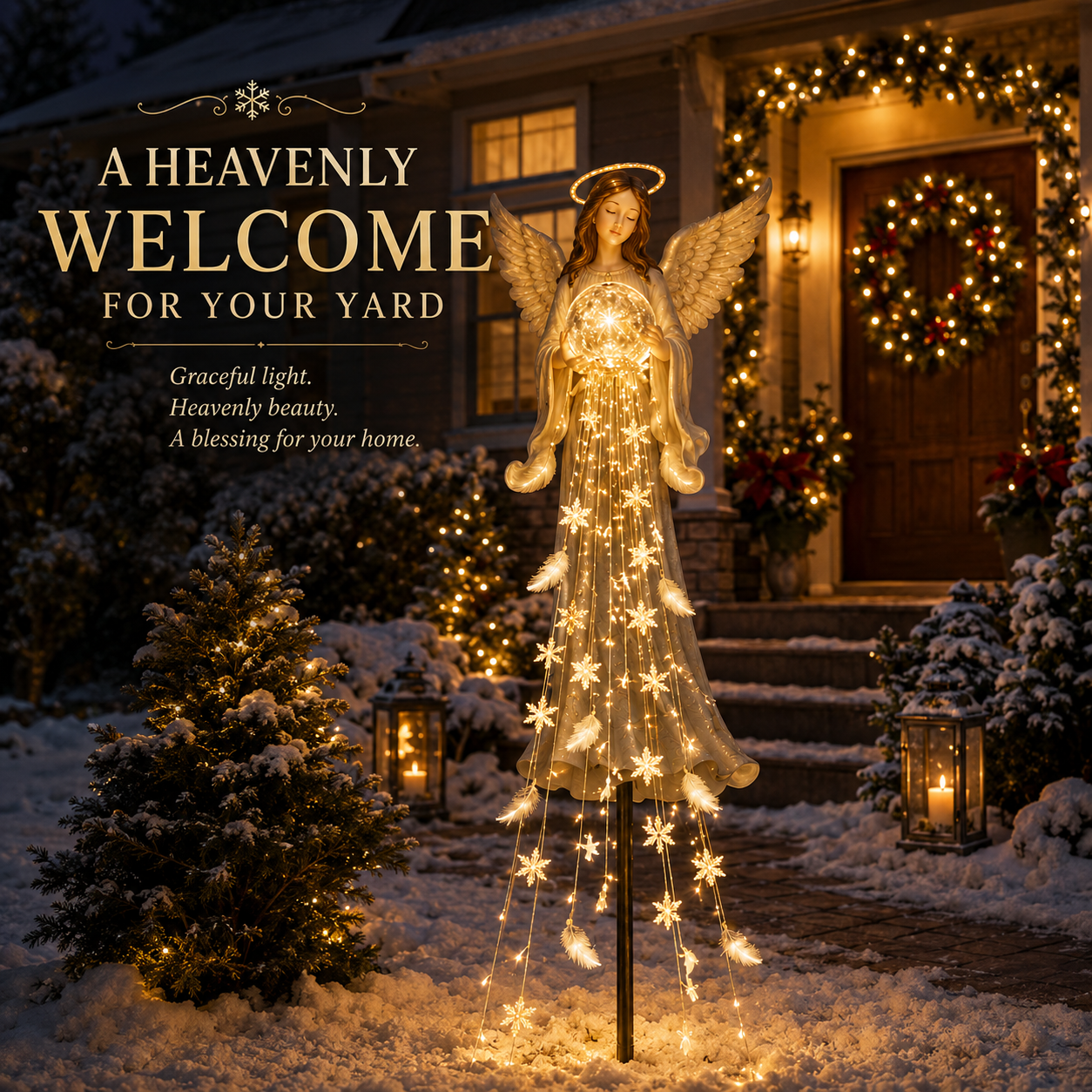 🎁 Today Only: Get 50% Off✨  Angel Remembrance Garden Light👼