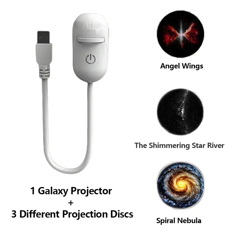 Galaxy Projector 2-in-1 Starry Sky Night Light USB