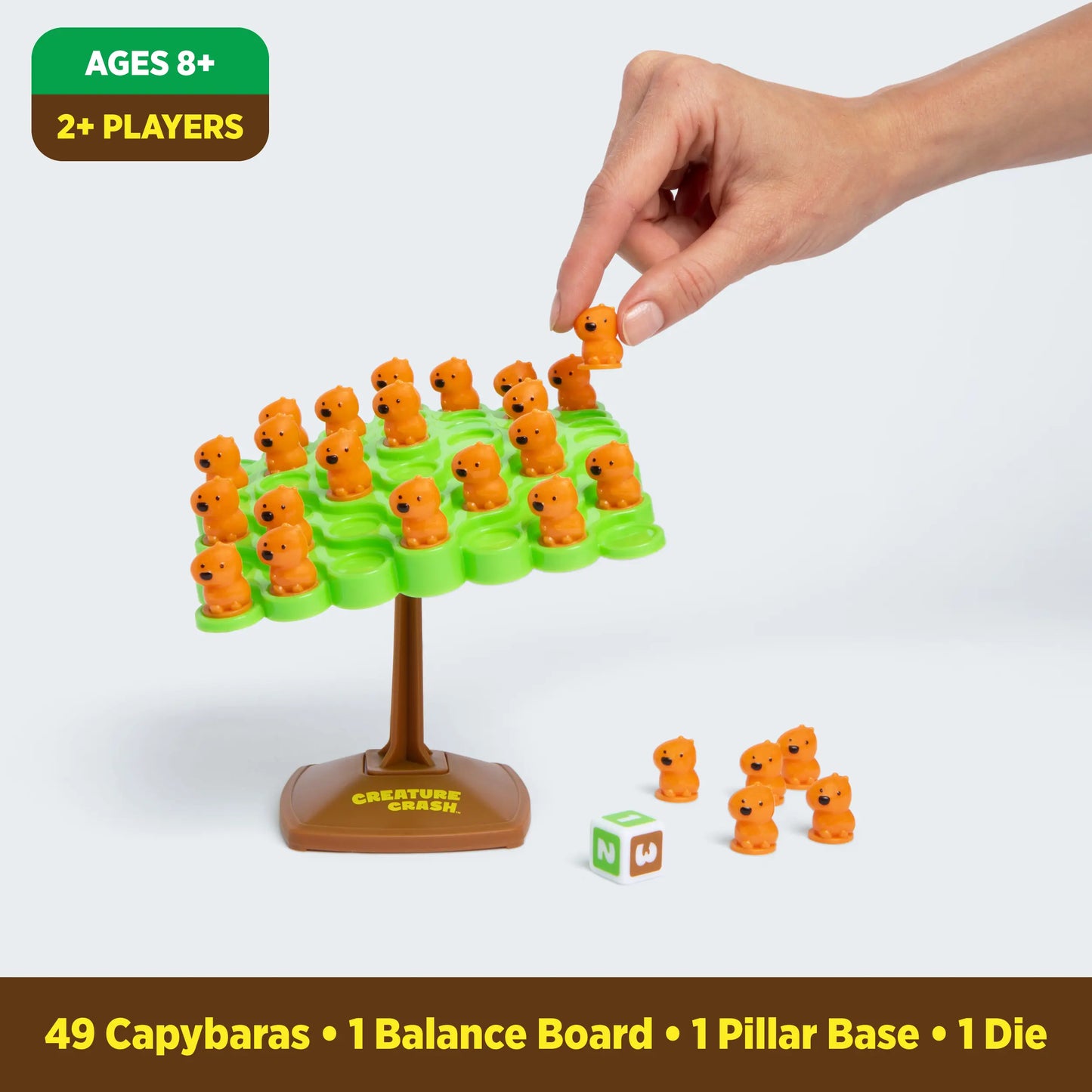 Creature Crash Capybara Stacking Game for Kids