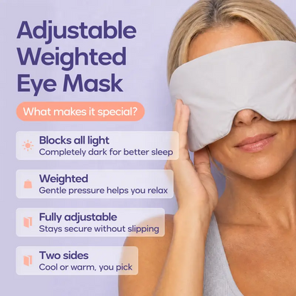 Mellow Sleep | Lights Out Weighted Eye Mask 🫧