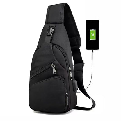 🔥Men's Waterproof Oxford Sling Chest Bag for Travel & Daily Use
