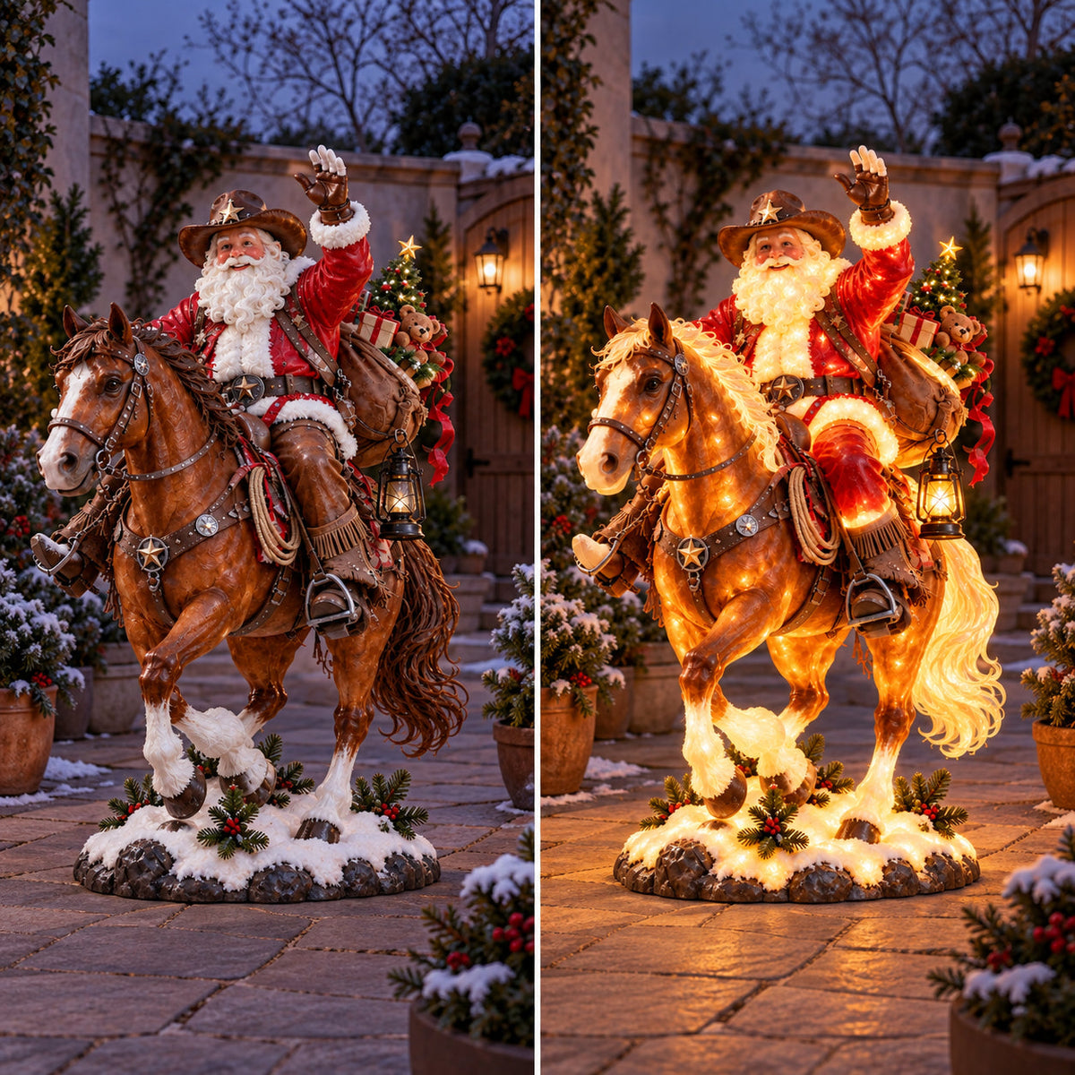 🔥 Last Day 50% OFF – 🤠 Cowboy Santa Rides Into Christmas 🎅✨